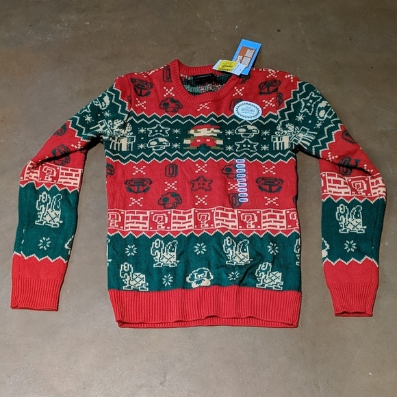 Super Mario Bros Christmas Sweater 